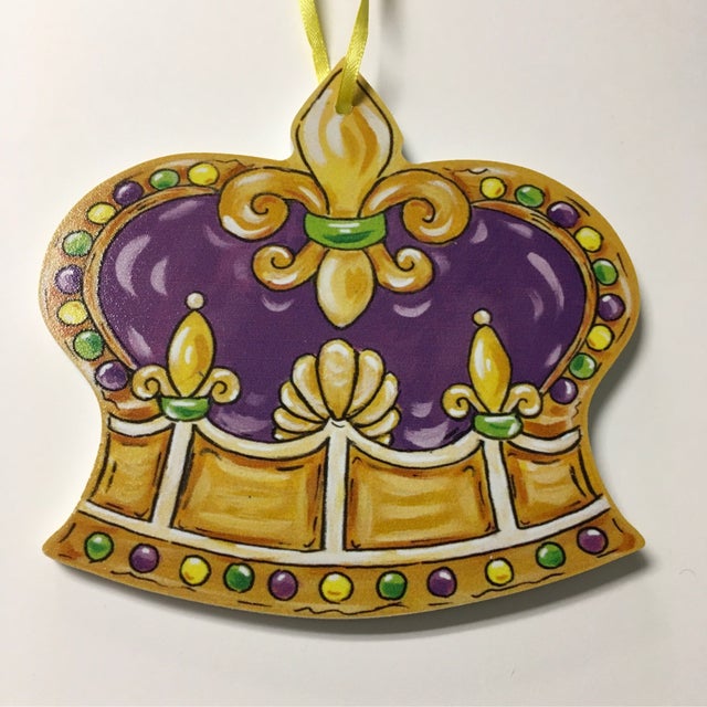 Mardi Gras Crowns Peel'N Place Stickers/ Clings