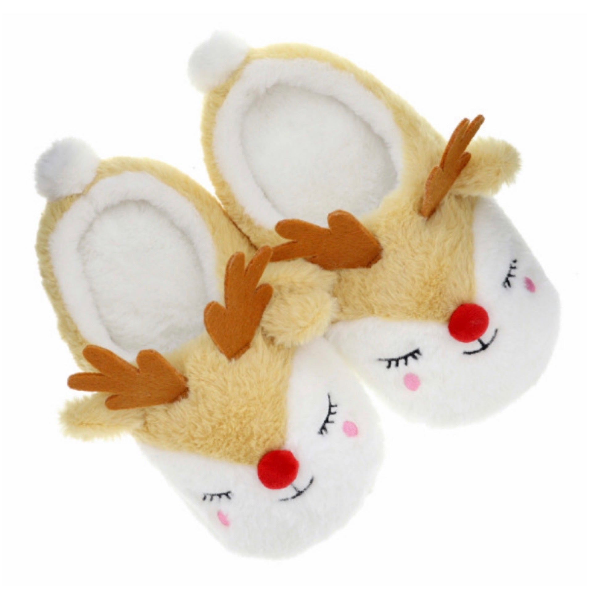 Kids Reindeer Closed Toe Slipper NOLA Gifts and Decor