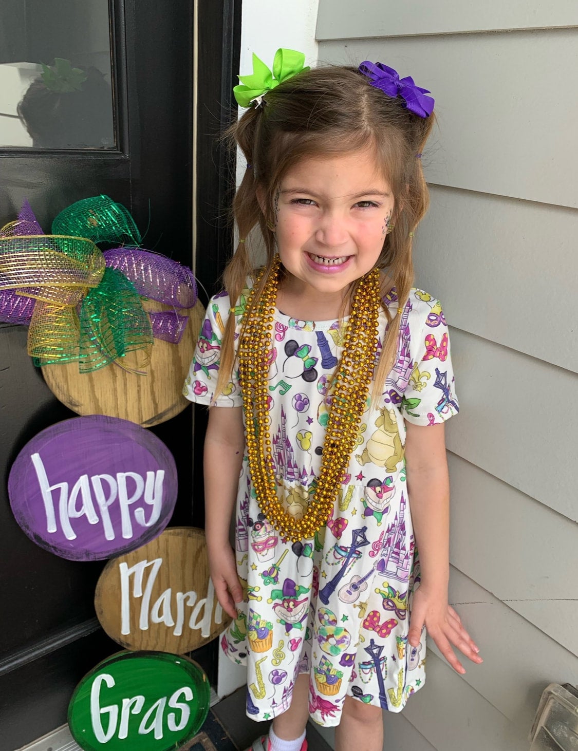 Little girl mardi gras dresses best sale