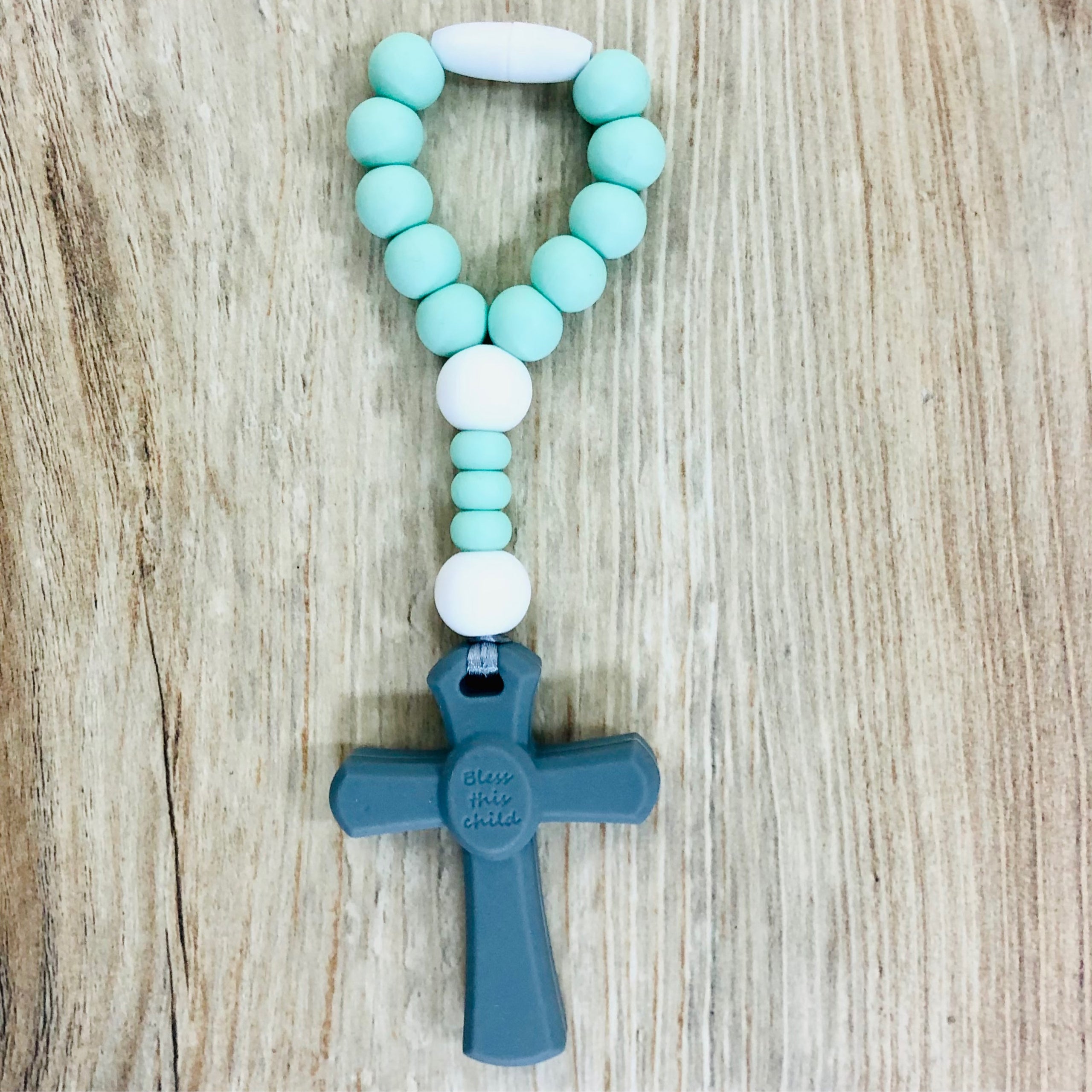 Teething rosary sale beads